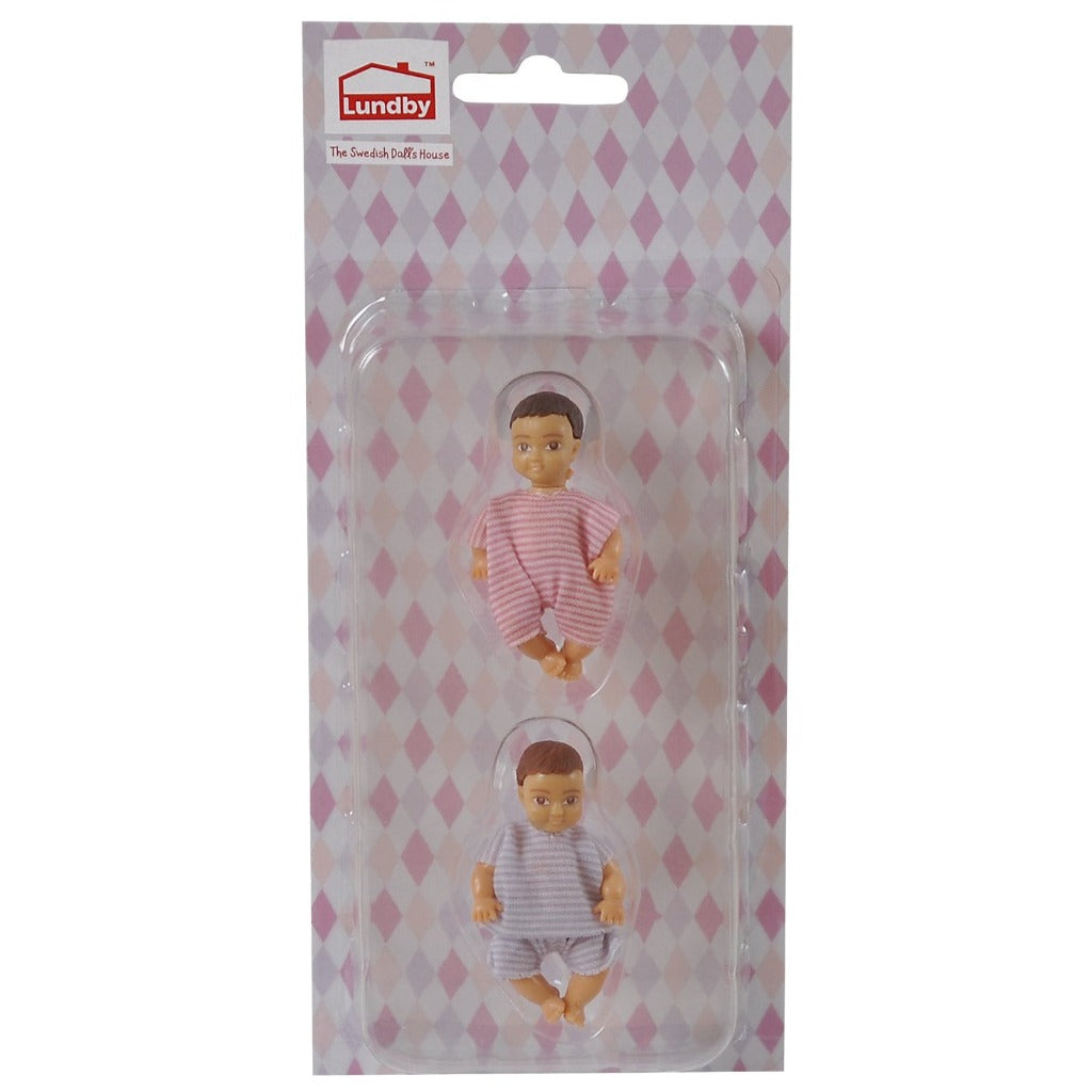Lundby 2 Toddler Dolls