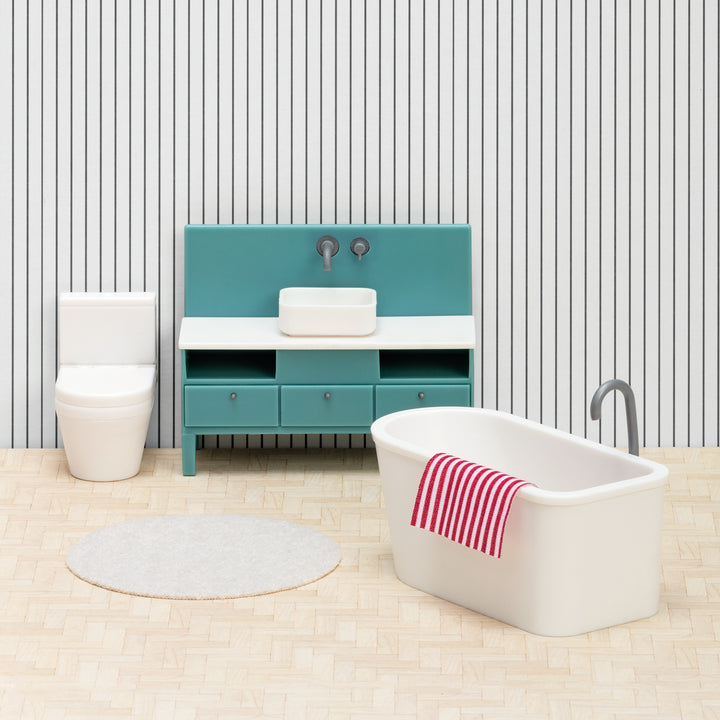 Lundby Basic Bathroom Set