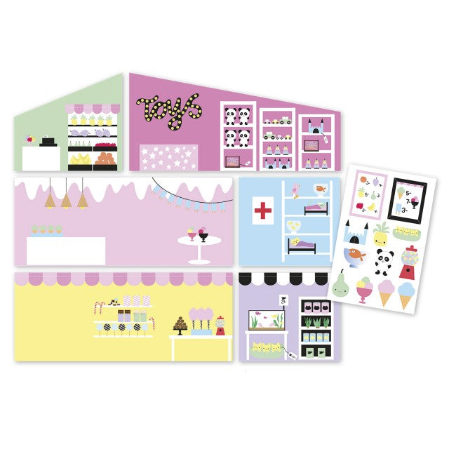 Lundby Dolls House - Creative Wall Set - Shop