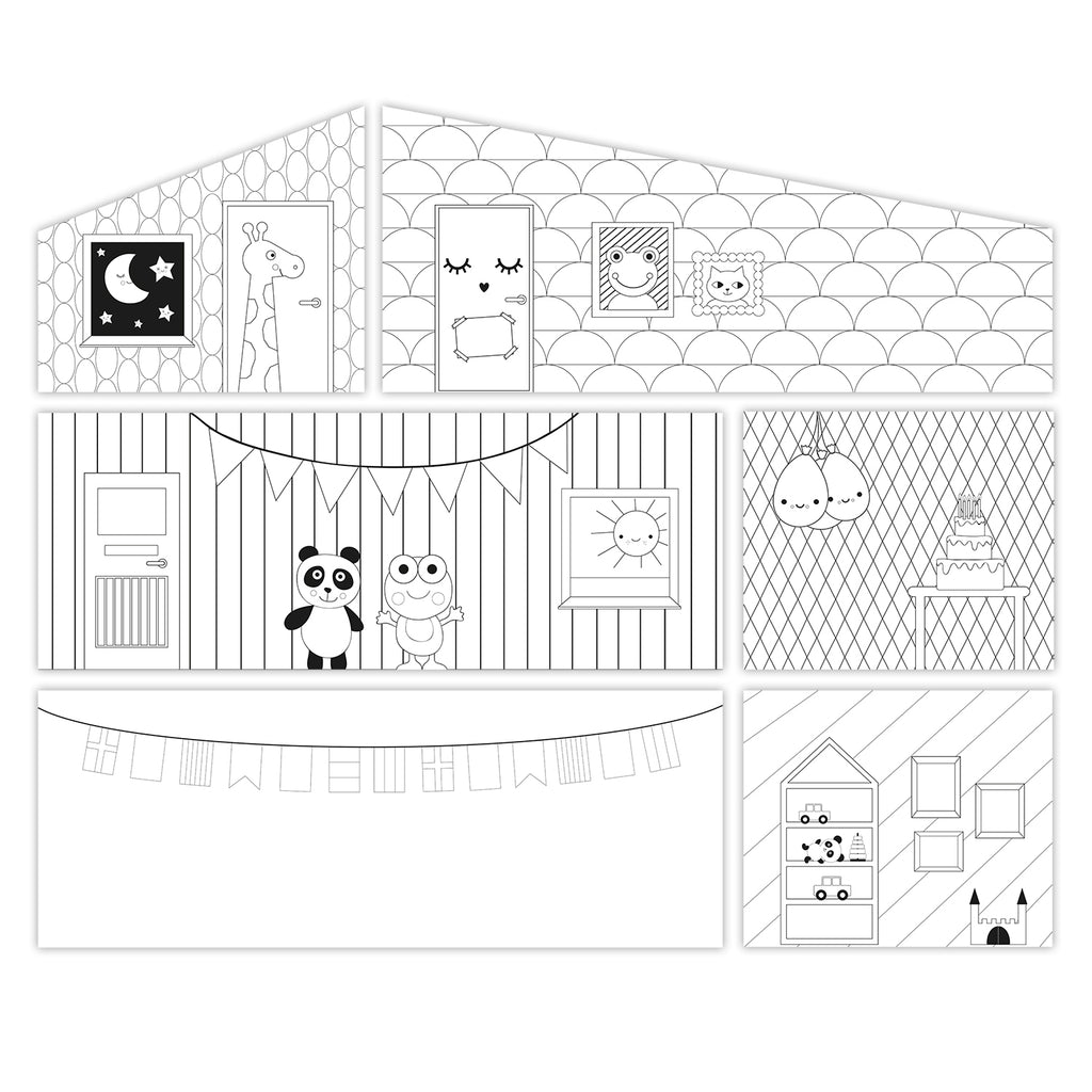 Lundby Dolls House - Creative Backwall Set DIY