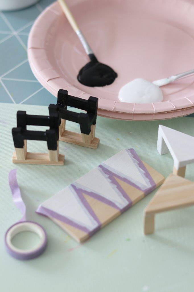 Lundby Dolls House - DIY Table and Chairs Set