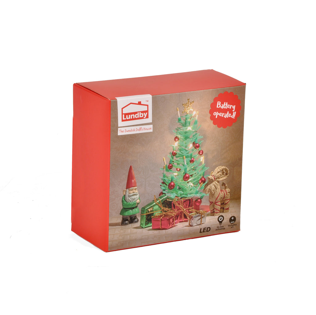 Lundby Dolls House - Christmas Tree - Button Battery Operated