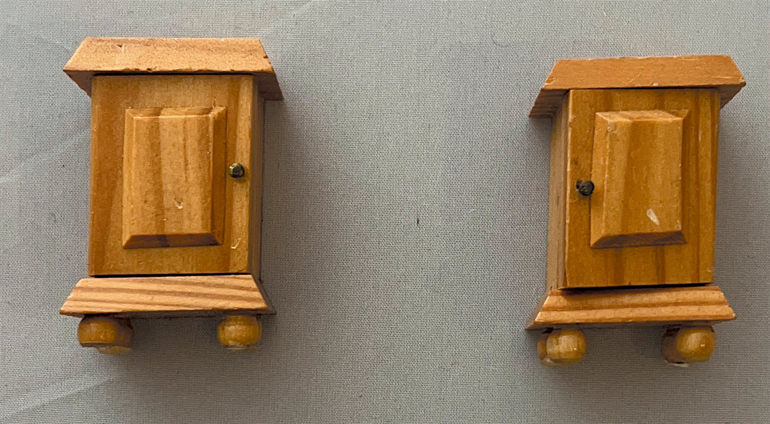 Lundby - Wooden Bedside Tables