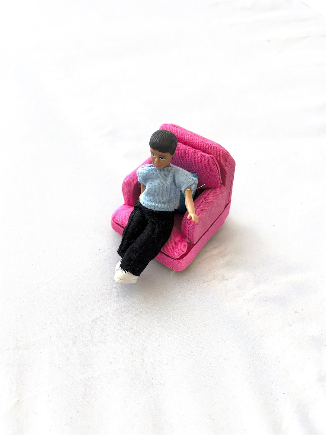 Lundby Chairs, Pink Lounge Chair