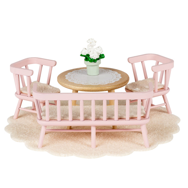 Lundby Doll House Furniture - Dining Room Furniture Set, 4 pcs