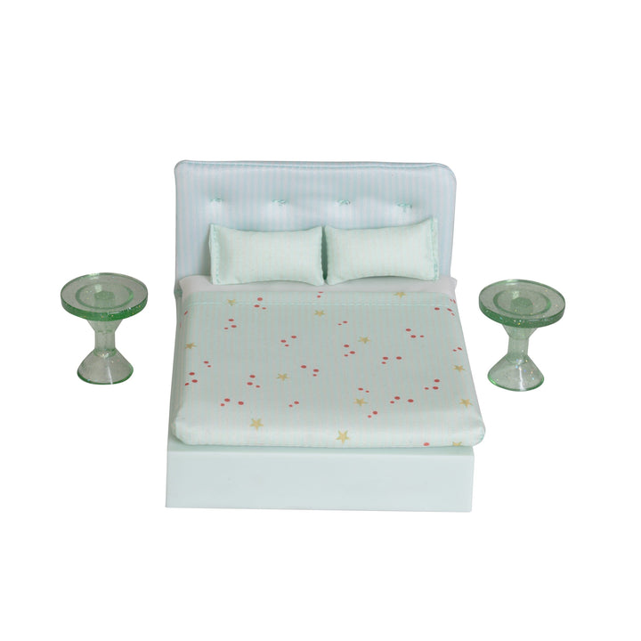 Lundby Doll House Furniture - Upholstered Bed Set