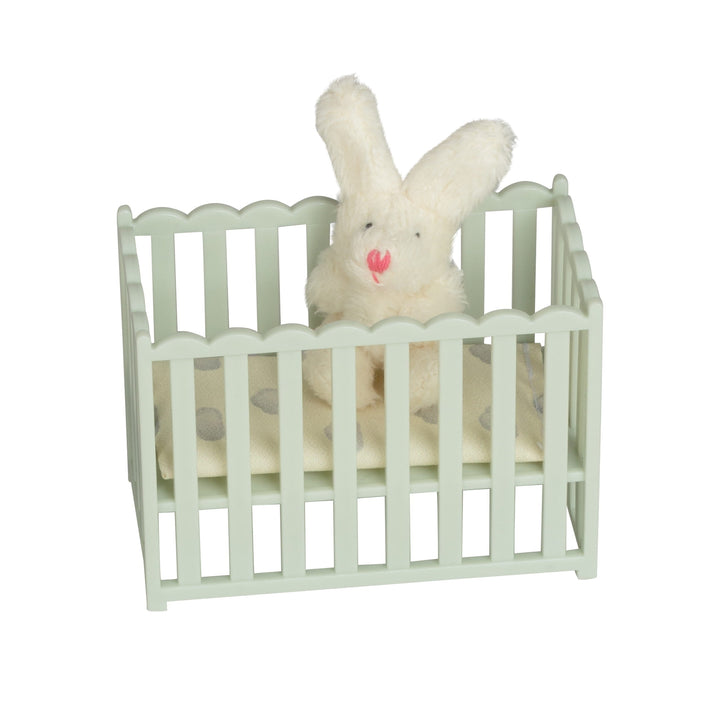 Lundby Doll House Furniture - Cot &amp; Change Table Set