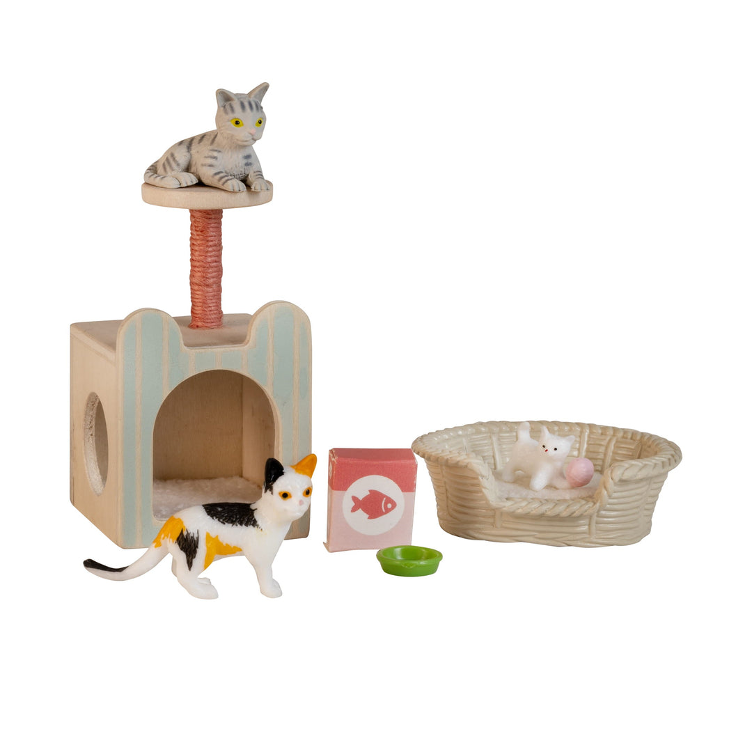 Lundby Doll House Pet - Cat Set, 8 pcs