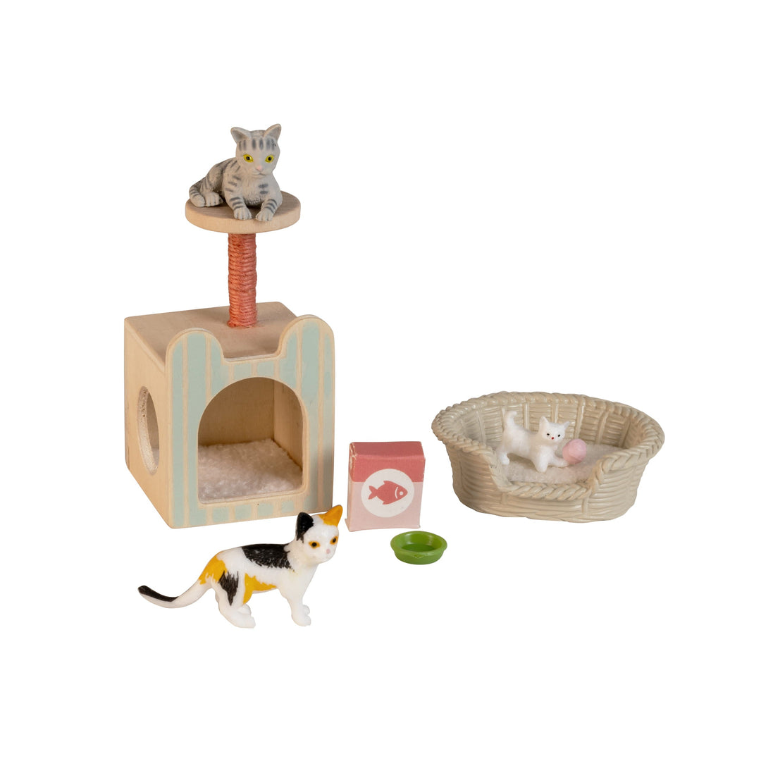 Lundby Doll House Pet - Cat Set, 8 pcs