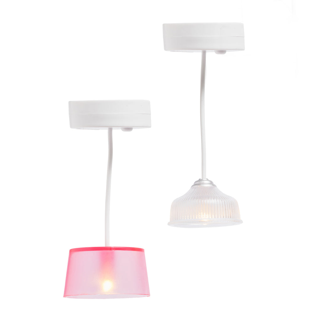 Lundby Lamp Set 1: Floor & Ceiling Lamps