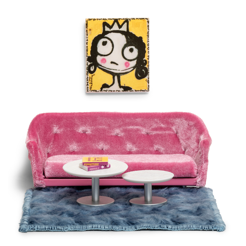 Lundby Doll House Furniture - Living Room Set