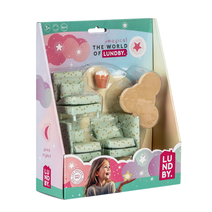 Lundby Doll House Furniture - Modular Lounge &amp; Coffee Table Set