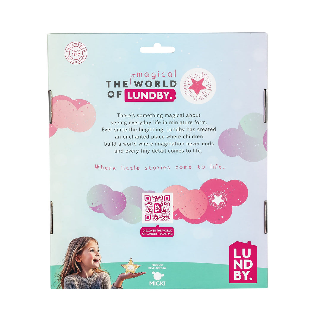 Lundby Doll House Furniture - Dining Room Furniture Set, 6 pcs