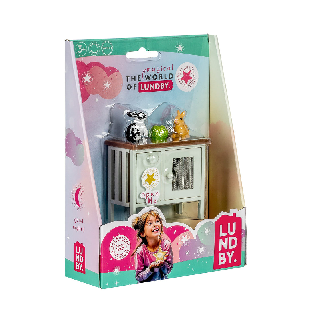 Lundby Doll House Pets - Rabbit Hutch Set, 4pcs