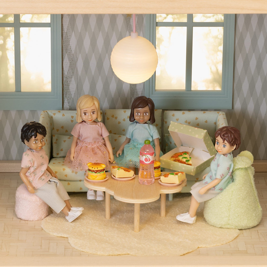 Lundby Doll House Furniture - Modular Lounge &amp; Coffee Table Set