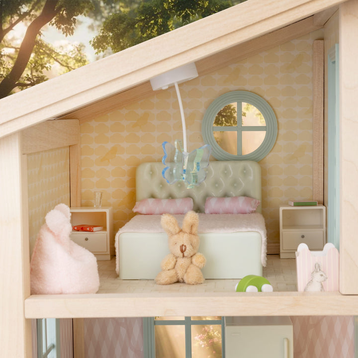 Lundby Doll House Furniture - Basic Bedroom Set