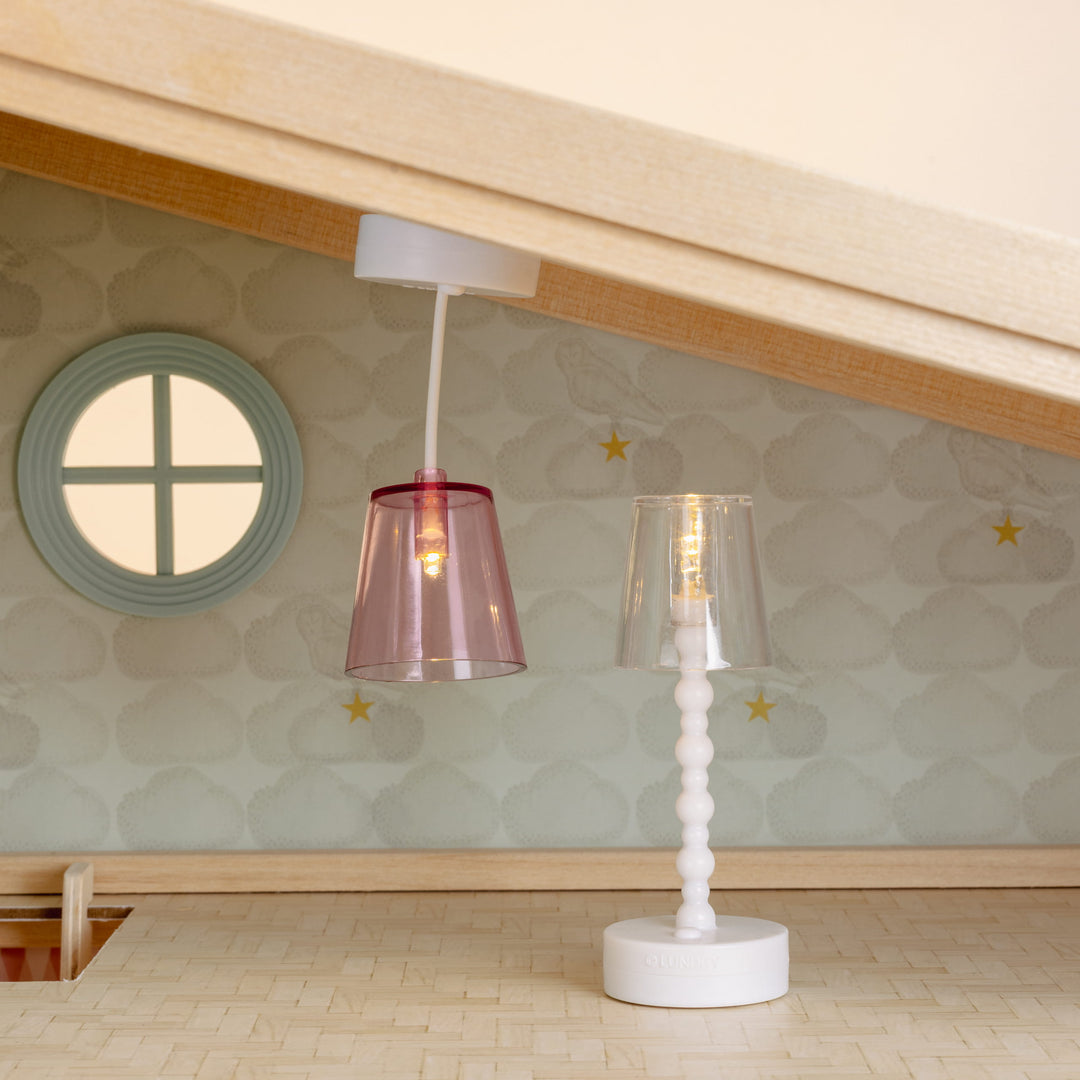Lundby Doll House Accessories - Floor &amp; Ceiling Lamp Set, 2 pcs