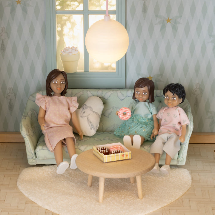 Lundby Doll House Accessories - Round Chinese Ceiling Lamps, 2 pcs