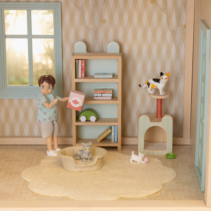 Lundby Doll House Pet - Cat Set, 8 pcs