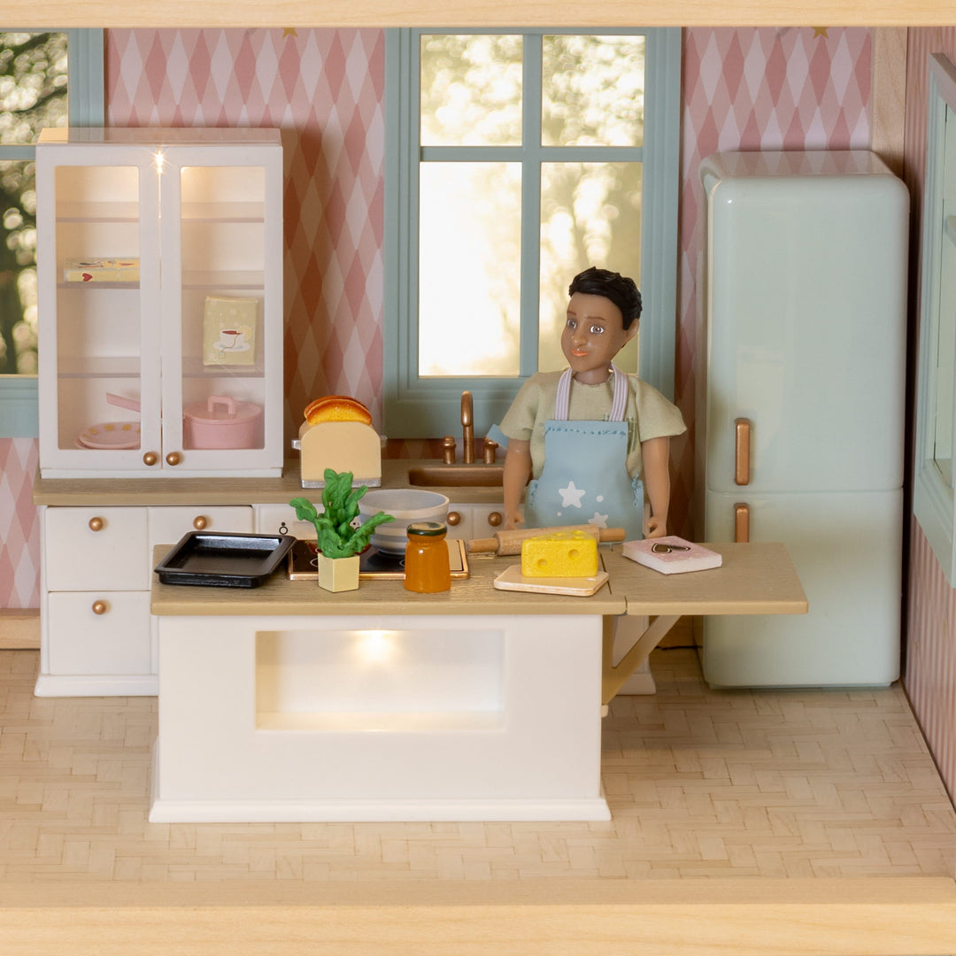 Lundby Doll House Accessories - Toast &amp; Tea Set
