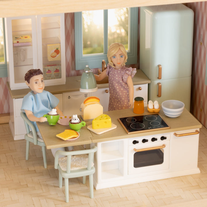 Lundby Doll House Accessories - Toast &amp; Tea Set