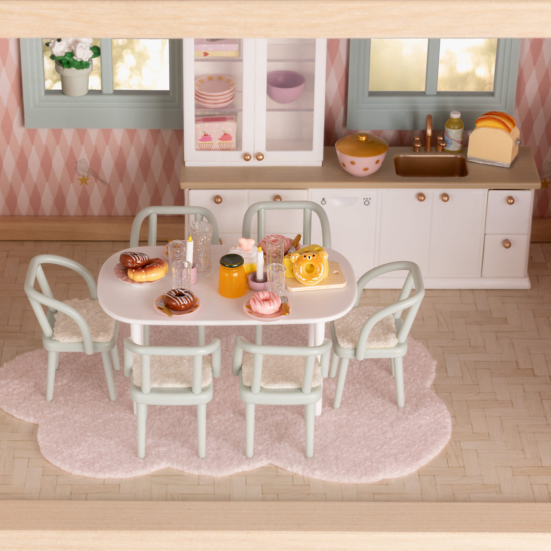 Lundby Doll House Accessories - Coffee &amp; Cakes Set