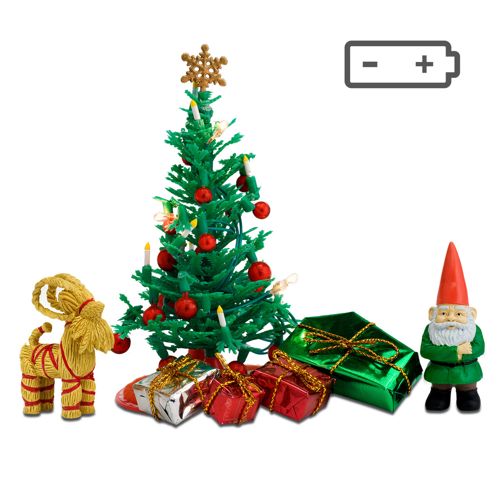 Lundby Christmas Tree - Button Battery Operated