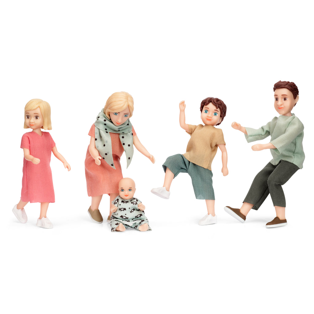 Lundby Dolls House - Charlie Family Doll Set, 5 pcs