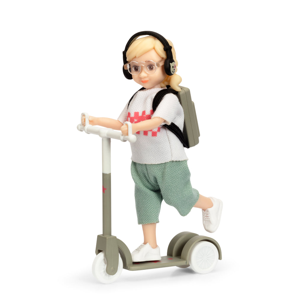 Lundby Doll with Scooter