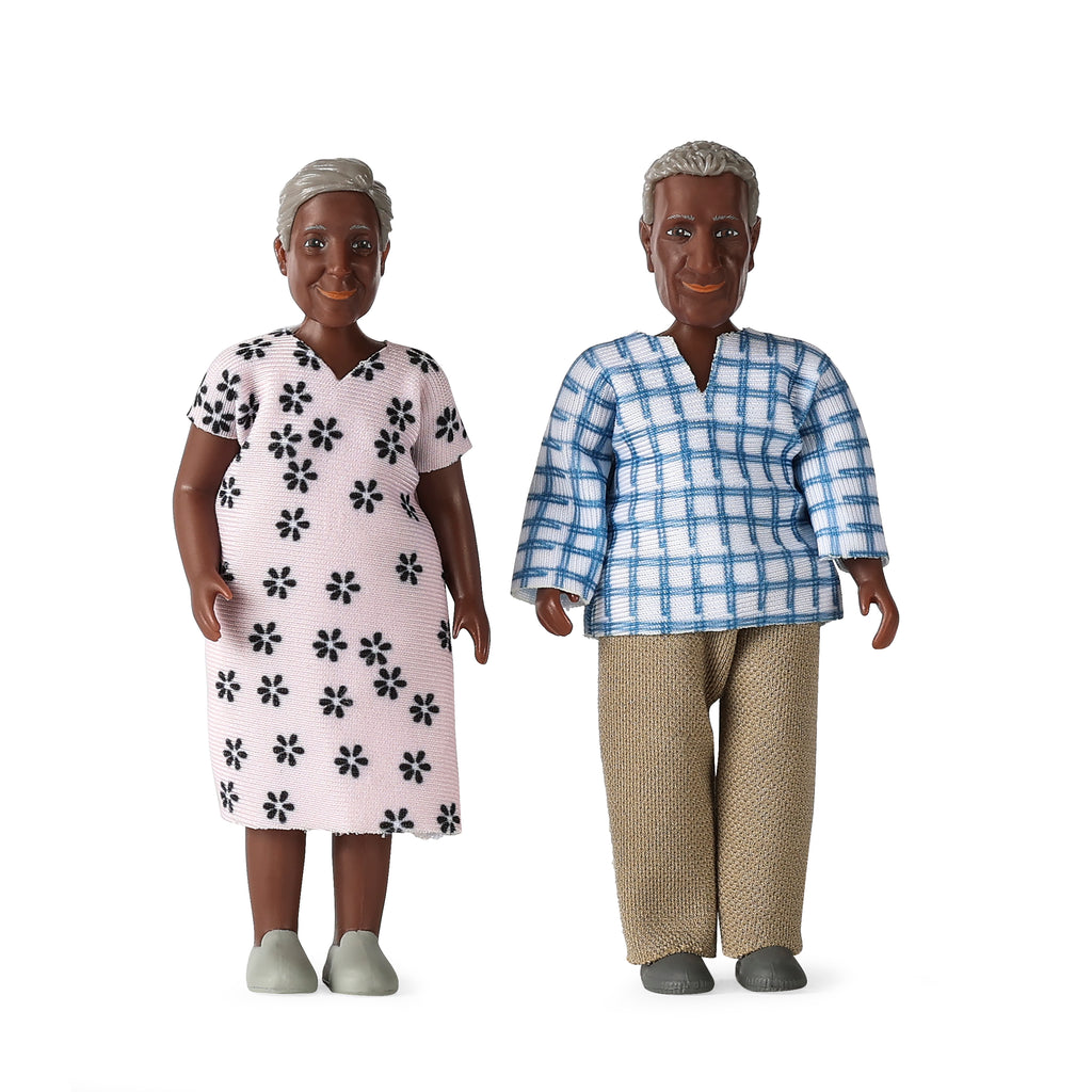 Lundby Billie Dolls Elderly Couple / Grandparents